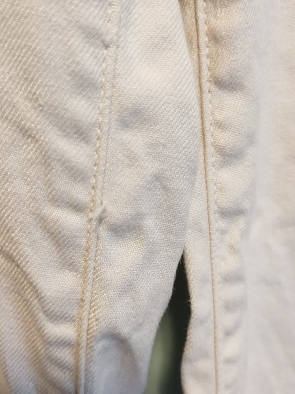 Anthropologie Maeve Colette Linen  Wide-Leg Full-Length Pants 27 4 Ivory Cream - Picture 8 of 8